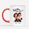 Together Since Ceramic Mug, Personalized Couple Keepsake For Morning Coffee, Sweet Unique Gift For Couples Together Since Ceramic Mug, Personalized Couple Keepsake For Morning Coffee, Sweet Unique Gift For Couples