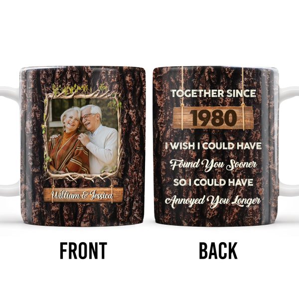 Together Since Year, Annoying You Longer With Love - Personalized Custom Coffee Mug - CPL224_MG Together Since Year, Annoying You Longer With Love - Personalized Custom Coffee Mug - CPL224_MG