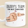 Together We Make The Best Team - Family Personalized Custom Mug - Father's Day, Gift For Dad, Grandpa Together We Make The Best Team - Family Personalized Custom Mug - Father's Day, Gift For Dad, Grandpa