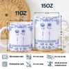 Toile De Jouy Birth Flower Sisters From The Same Garden - Personalized White Edge-to-Edge Mug Toile De Jouy Birth Flower Sisters From The Same Garden - Personalized White Edge-to-Edge Mug