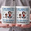 Too Peopley Outside - Personalized Mug - Gift for Pet Owners, Pet Lovers, Dog Mom | CLP15 NH96