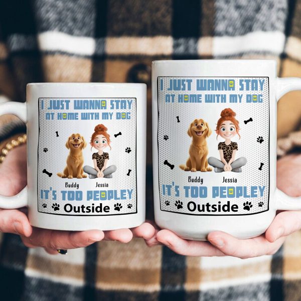 Too Peopley Outside - Personalized Mug Too Peopley Outside - Personalized Mug