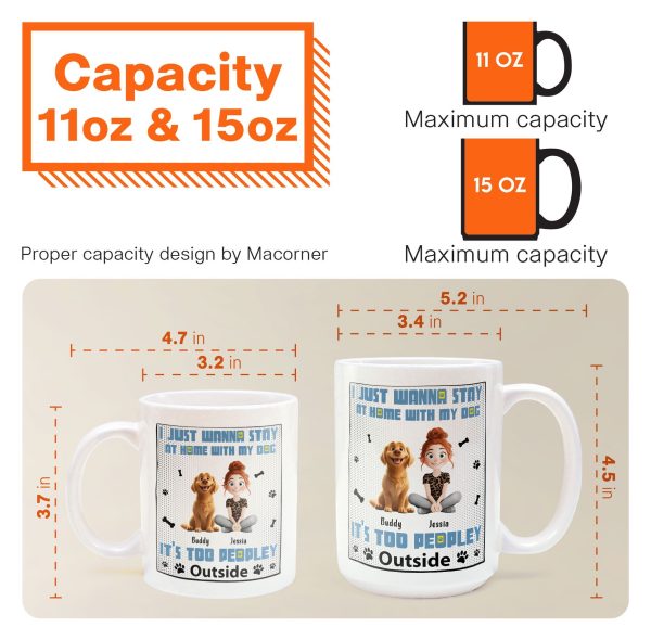 Too Peopley Outside - Personalized Mug Too Peopley Outside - Personalized Mug