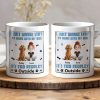 Too Peopley Outside - Personalized Mug Too Peopley Outside - Personalized Mug