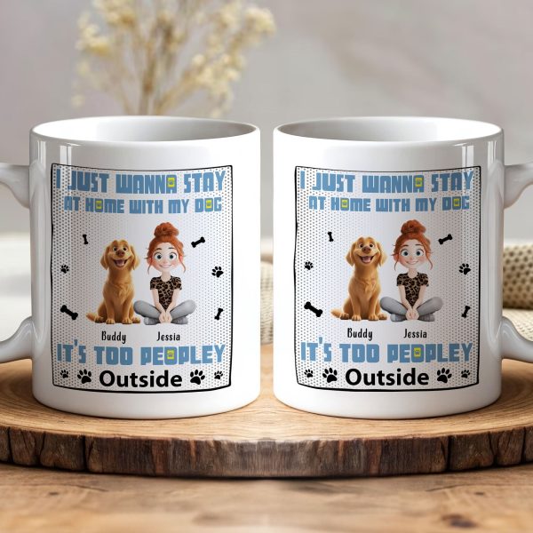 Too Peopley Outside - Personalized Mug Too Peopley Outside - Personalized Mug
