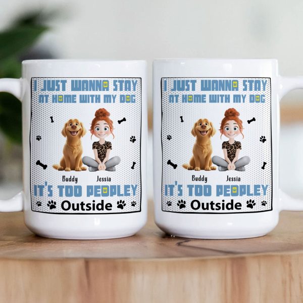 Too Peopley Outside - Personalized Mug Too Peopley Outside - Personalized Mug
