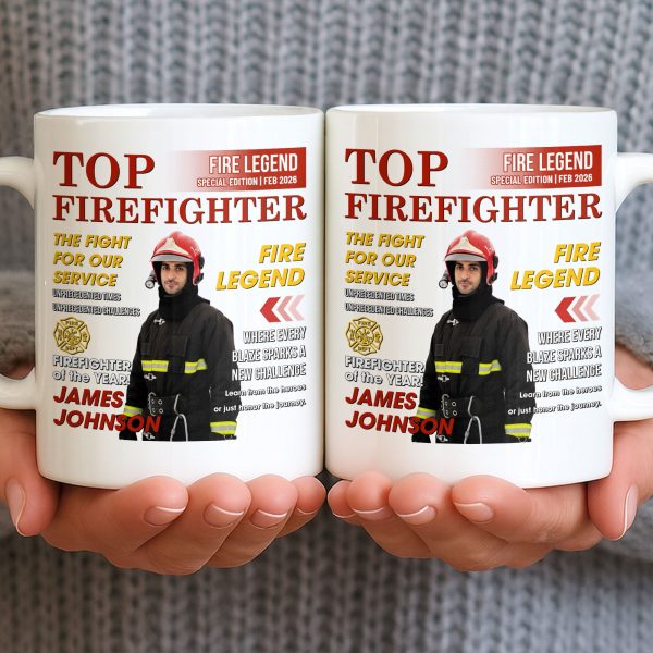 Top Firefighter The Fight For Our Service Fire Legend - Personalized Custom Coffee Mug - FIF049_MG Top Firefighter The Fight For Our Service Fire Legend - Personalized Custom Coffee Mug - FIF049_MG
