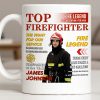 Top Firefighter The Fight For Our Service Fire Legend - Personalized Custom Coffee Mug - FIF049_MG Top Firefighter The Fight For Our Service Fire Legend - Personalized Custom Coffee Mug - FIF049_MG