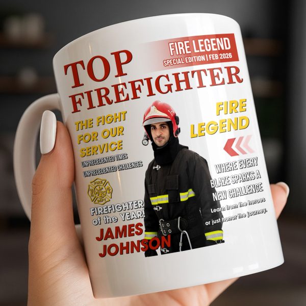 Top Firefighter The Fight For Our Service Fire Legend - Personalized Custom Coffee Mug - FIF049_MG Top Firefighter The Fight For Our Service Fire Legend - Personalized Custom Coffee Mug - FIF049_MG