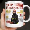 Top Firefighter The Fight For Our Service Fire Legend - Personalized Custom Coffee Mug - FIF049_MG Top Firefighter The Fight For Our Service Fire Legend - Personalized Custom Coffee Mug - FIF049_MG