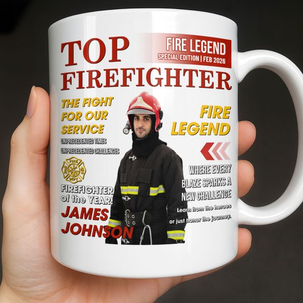 Top Firefighter The Fight For Our Service Fire Legend - Personalized Custom Coffee Mug - FIF049_MG Top Firefighter The Fight For Our Service Fire Legend - Personalized Custom Coffee Mug - FIF049_MG
