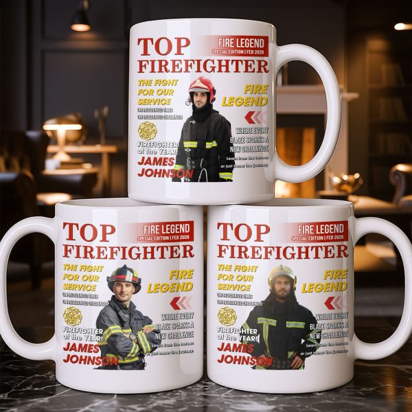 Top Firefighter The Fight For Our Service Fire Legend - Personalized Custom Coffee Mug - FIF049_MG Top Firefighter The Fight For Our Service Fire Legend - Personalized Custom Coffee Mug - FIF049_MG