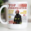 Top Firefighter The Fight For Our Service Fire Legend - Personalized Custom Coffee Mug - FIF049_MG Top Firefighter The Fight For Our Service Fire Legend - Personalized Custom Coffee Mug - FIF049_MG