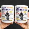 Top Fisherman, Catch Of A Lifetime, Insights From An Experienced Angler - Personalized Custom Coffee Mug - FISH020_MG