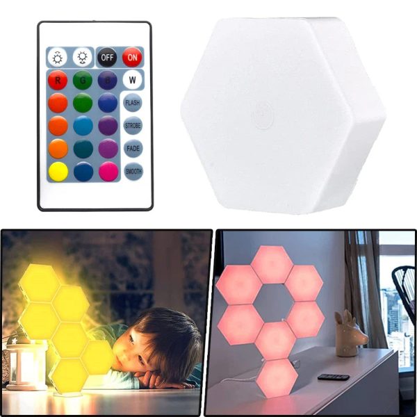 Touch Sensor Rgb Led Hexagon Lamp Touch Sensor Rgb Led Hexagon Lamp