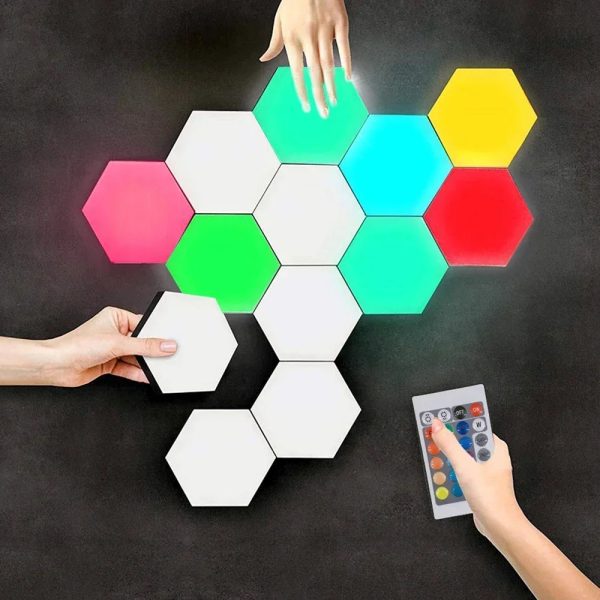 Touch Sensor Rgb Led Hexagon Lamp Touch Sensor Rgb Led Hexagon Lamp