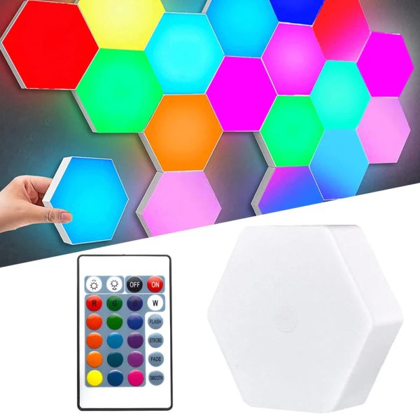 Touch Sensor Rgb Led Hexagon Lamp Touch Sensor Rgb Led Hexagon Lamp