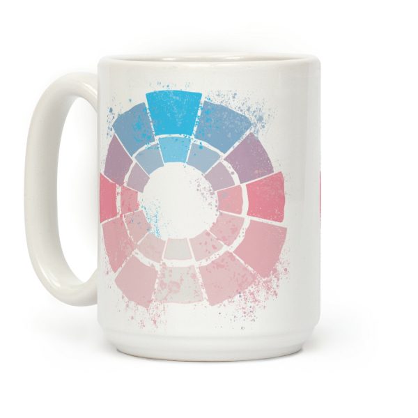Trans Pride Color Wheel Coffee Mug Trans Pride Color Wheel Coffee Mug