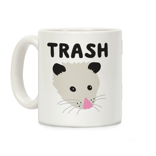 Trash Mates Opossum Raccoon Coffee Mug Trash Mates Opossum Raccoon Coffee Mug