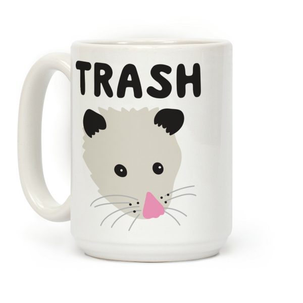 Trash Mates Opossum Raccoon Coffee Mug Trash Mates Opossum Raccoon Coffee Mug