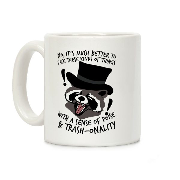 Trash-onality Emo Raccoon Coffee Mug Trash-onality Emo Raccoon Coffee Mug