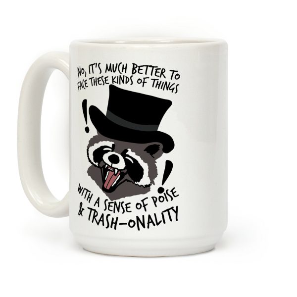 Trash-onality Emo Raccoon Coffee Mug Trash-onality Emo Raccoon Coffee Mug