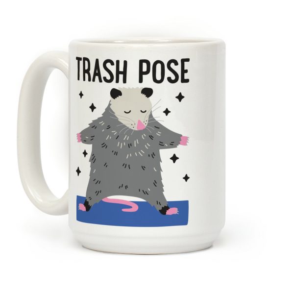 Trash Pose Opossum Coffee Mug Trash Pose Opossum Coffee Mug