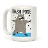 Trash Pose Raccoon Coffee Mug Trash Pose Raccoon Coffee Mug