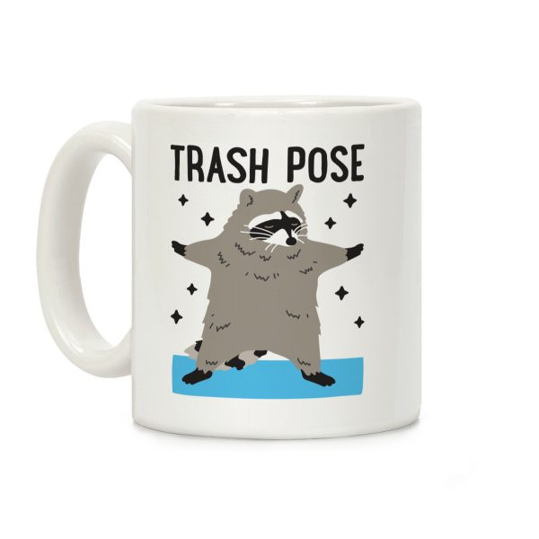 Trash Pose Raccoon Coffee Mug Trash Pose Raccoon Coffee Mug