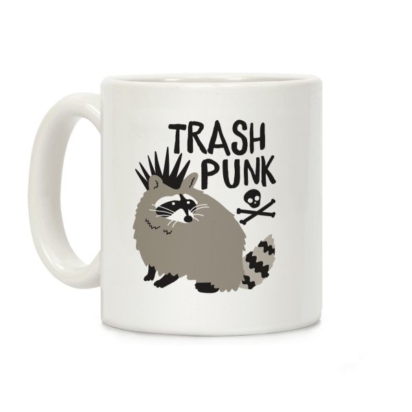 Trash Punk Raccoon Coffee Mug Trash Punk Raccoon Coffee Mug