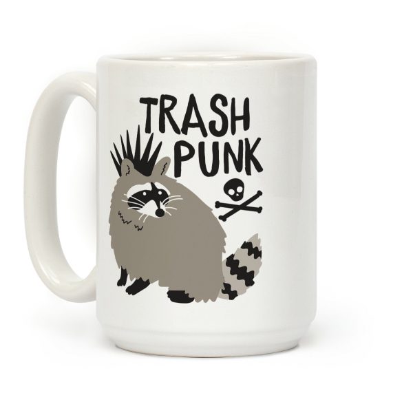 Trash Punk Raccoon Coffee Mug Trash Punk Raccoon Coffee Mug