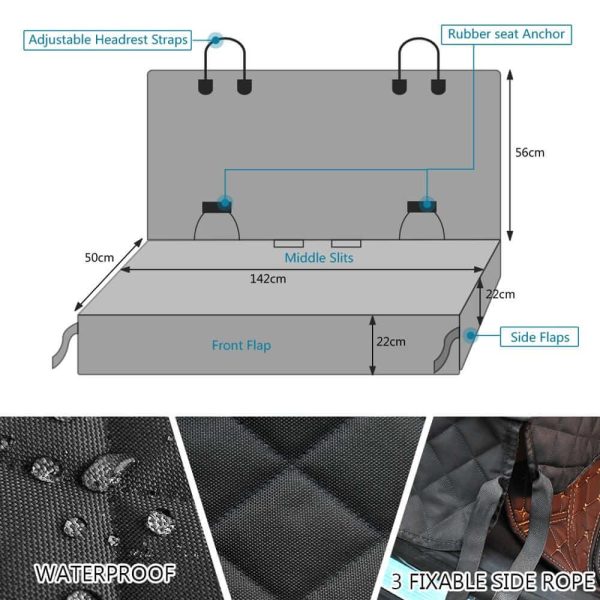 Travel Car Seat Cover for Dogs