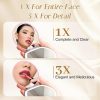 Travel-Friendly Led Makeup Mirror, 1X/10X Magnification, Compact & Usb Rechargeable