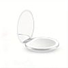 Travel-Friendly Led Makeup Mirror, 1X/10X Magnification, Compact & Usb Rechargeable