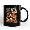 Trick or Treat Goose Personalized Mug, Vintage Halloween Witch Gift with Custom Name Trick or Treat Goose Personalized Mug, Vintage Halloween Witch Gift with Custom Name