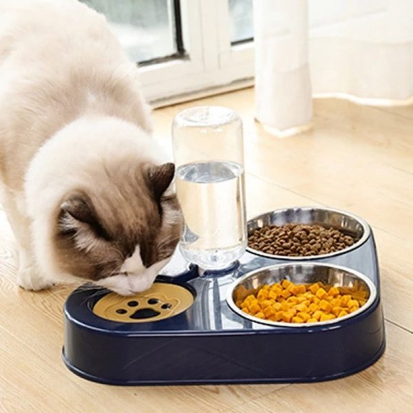 Triple Pet Food & Water Dispenser Triple Pet Food & Water Dispenser