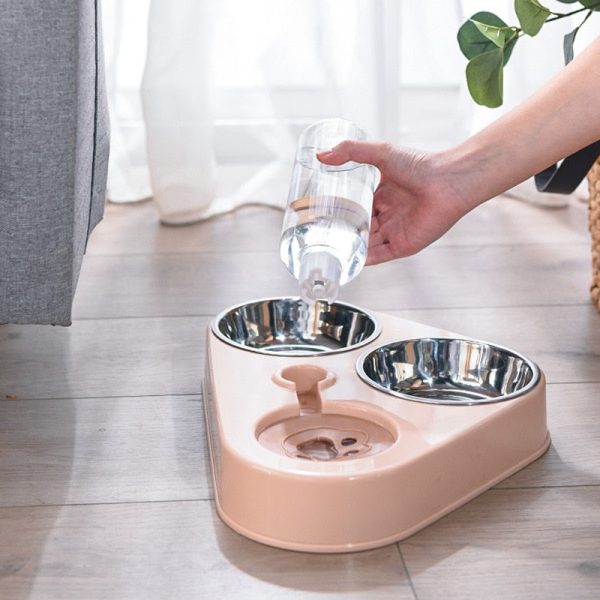 Triple Pet Food & Water Dispenser Triple Pet Food & Water Dispenser