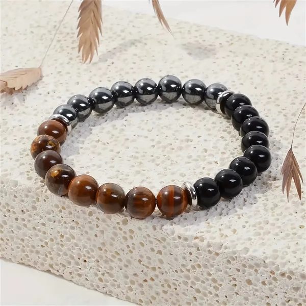 Triple Protection Gemstone Stretch Bracelet Triple Protection Gemstone Stretch Bracelet
