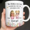 True Friends Are Hard To Find, Cartoon Characters And Flowers - Personalized Custom Coffee Mug - BST516_MG True Friends Are Hard To Find, Cartoon Characters And Flowers - Personalized Custom Coffee Mug - BST516_MG
