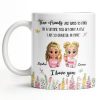 True Friends Are Hard To Find, Cartoon Characters And Flowers - Personalized Custom Coffee Mug - BST516_MG True Friends Are Hard To Find, Cartoon Characters And Flowers - Personalized Custom Coffee Mug - BST516_MG
