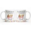 True Friends Are Hard To Find, Cartoon Characters And Flowers - Personalized Custom Coffee Mug - BST516_MG True Friends Are Hard To Find, Cartoon Characters And Flowers - Personalized Custom Coffee Mug - BST516_MG
