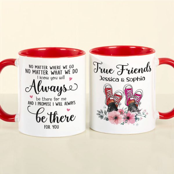 True Friends Personalized Mug, Gift For Friends True Friends Personalized Mug, Gift For Friends