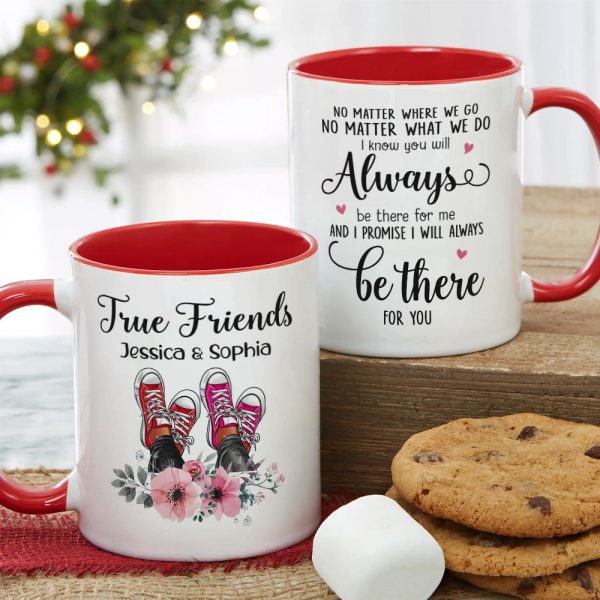 True Friends Personalized Mug, Gift For Friends True Friends Personalized Mug, Gift For Friends
