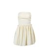 Tube Frill Ruched Bow Mini Dress Tube Frill Ruched Bow Mini Dress