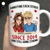 Turban Couple Annoying Each Other Since - Personalized Mug Turban Couple Annoying Each Other Since - Personalized Mug