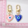 Turkish Heart Evil Eye Enamel Pendant Keychains Turkish Heart Evil Eye Enamel Pendant Keychains