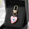 Turkish Heart Evil Eye Enamel Pendant Keychains Turkish Heart Evil Eye Enamel Pendant Keychains