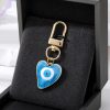 Turkish Heart Evil Eye Enamel Pendant Keychains Turkish Heart Evil Eye Enamel Pendant Keychains