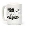 Turn Up Book Coffee Mug