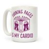 Turning Pages Is My Cardio Coffee Mug Turning Pages Is My Cardio Coffee Mug
